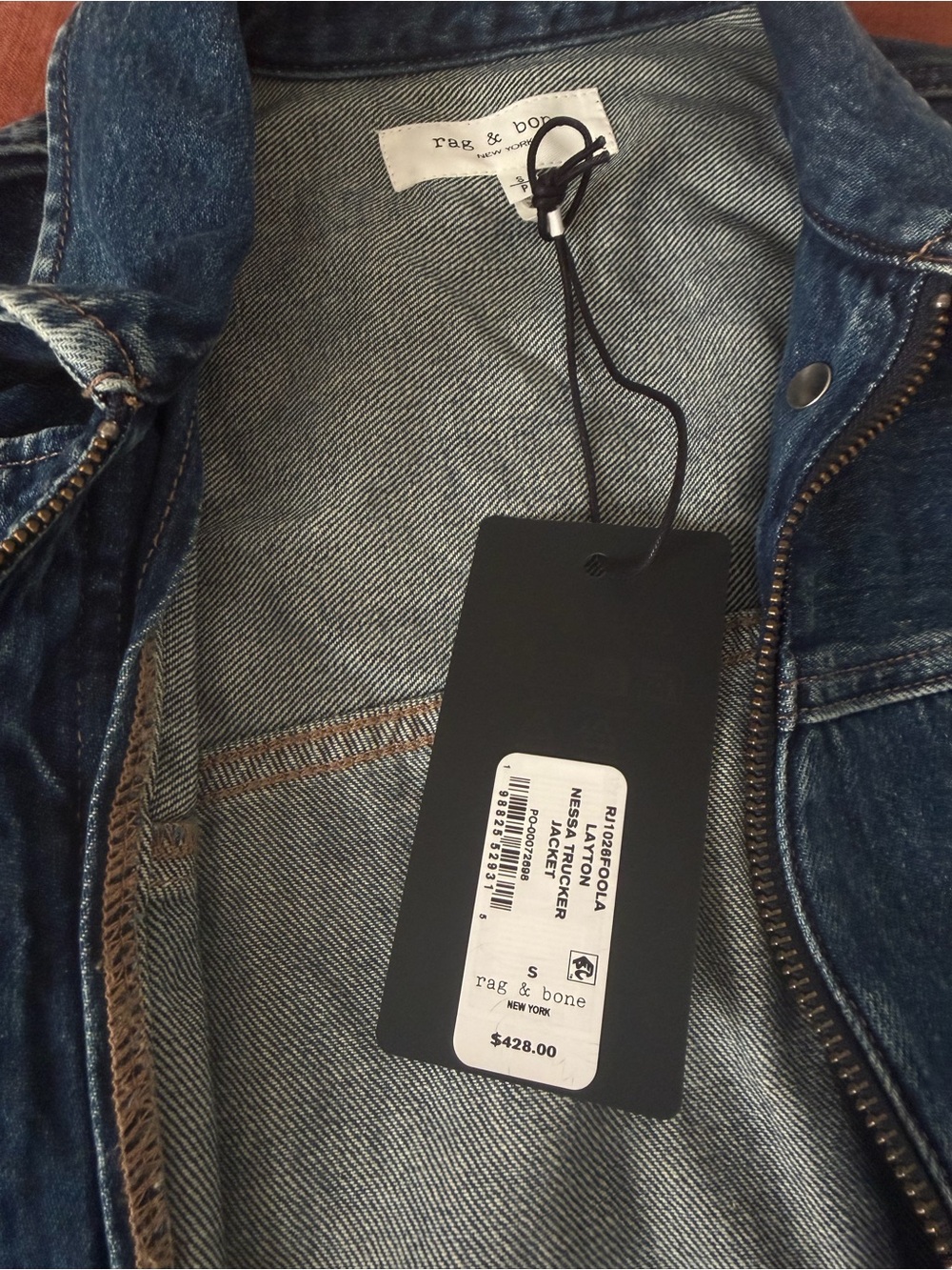 Rag & Bone Nessa Trucker denim Jacket NWT size S - Picture 5 of 7